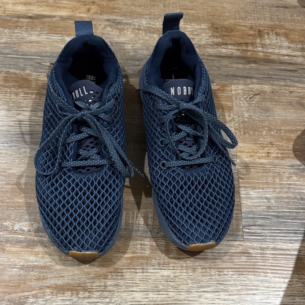 NOBULL Men's 6.5 or Women’s 8 Dark Blue Mesh Athletic Shoes